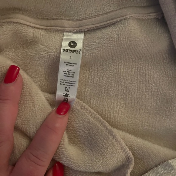 90 degree sweater pink size Large - Picture 6 of 7